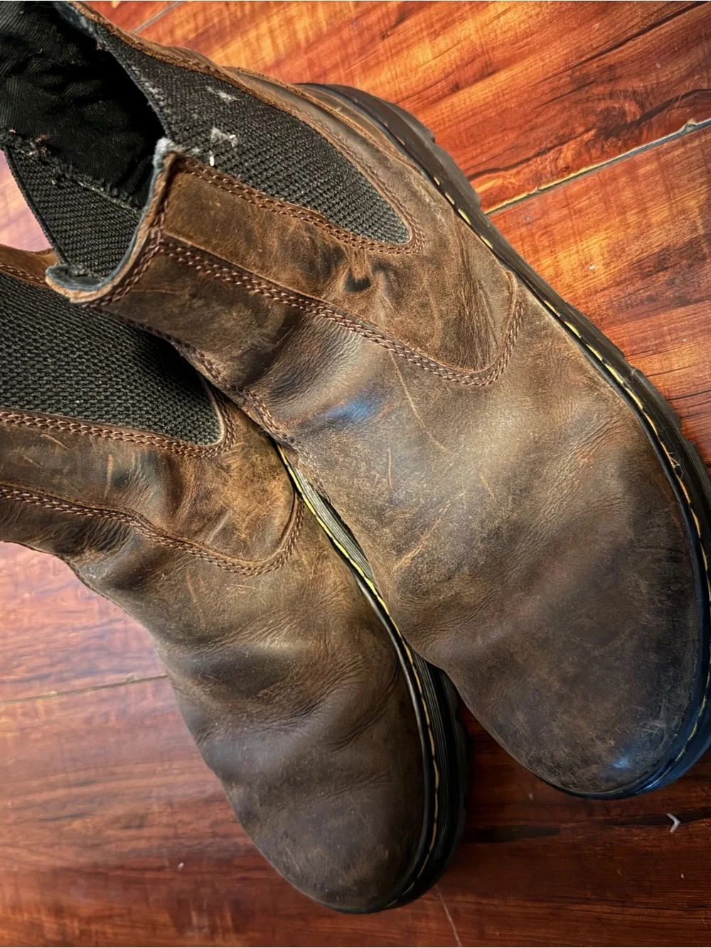 Dr. Martens Brown Leather Chelsea Boots